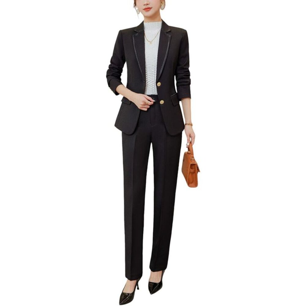 Bossy Chic Womens  2Pc Blazer & Pant Set